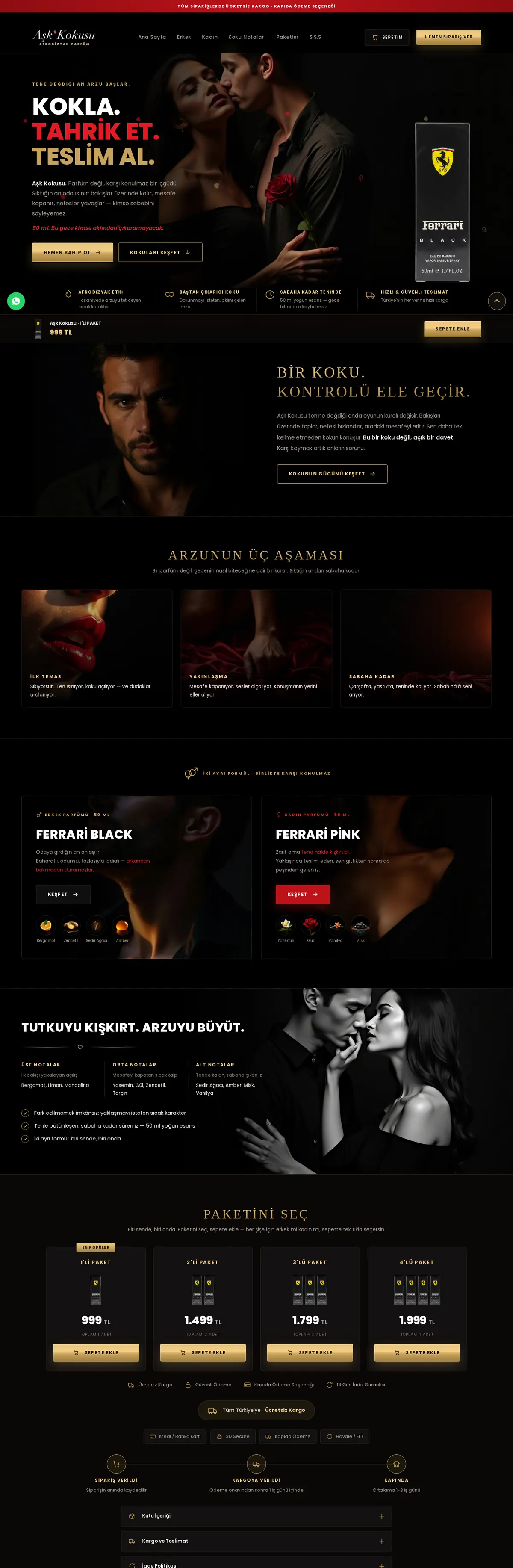 ferrariparfum.com ana sayfası (masaüstü)