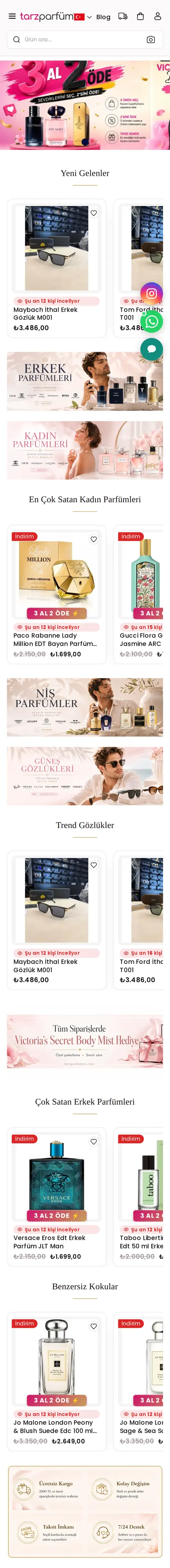 Tarz Parfüm mobil görünüm